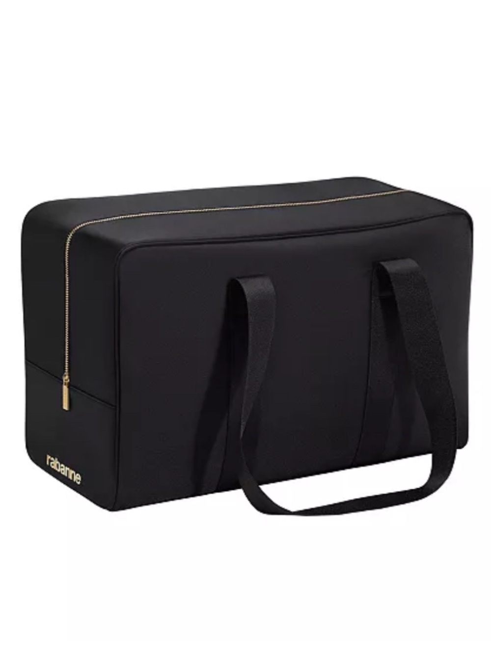 AuthPaco Rabanne Black Travel Bag / Weekend Bag / Duffel Bag